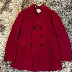 NWOT Loft Pea Coat Pink